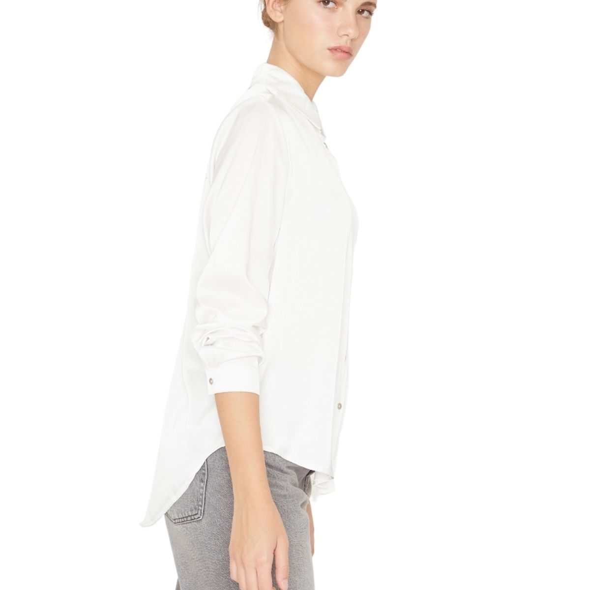 JACINTA TIENDA - Blusa Sara Satin blanca Jacinta Tienda