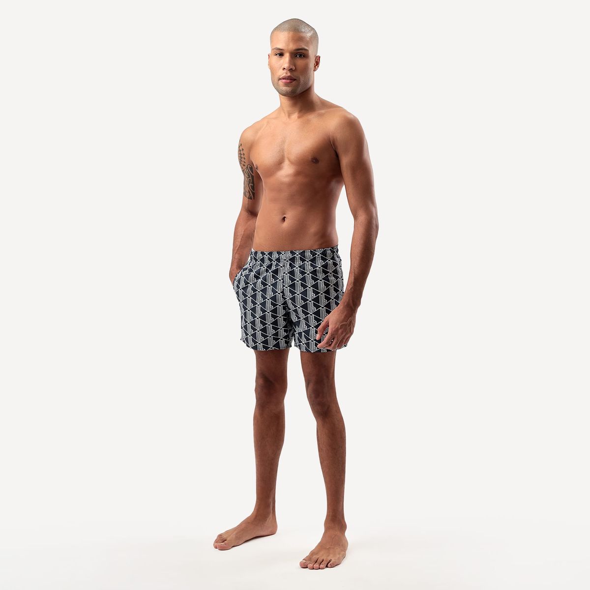 LACOSTE - Traje de Baño Lacoste MH4646 Hombre Negro - Negro