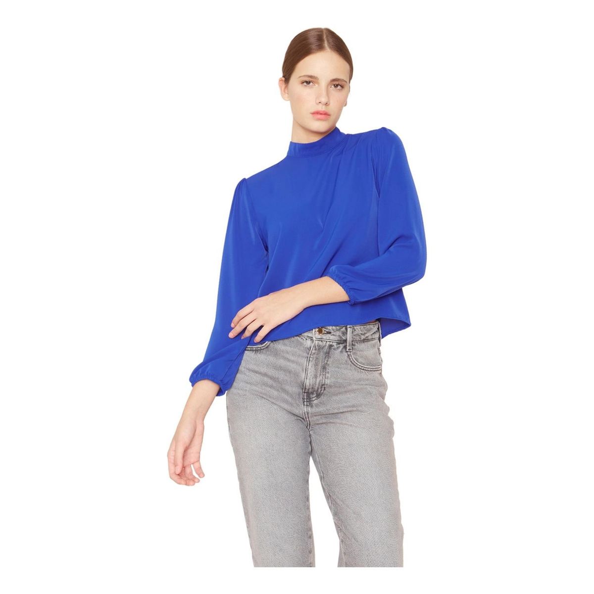 JACINTA TIENDA - Blusa Paula II azul Jacinta Tienda