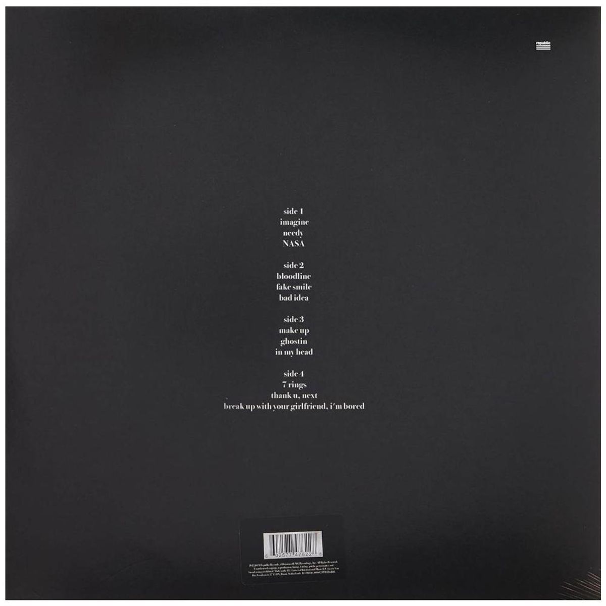 HITWAY MUSIC - ARIANA GRANDE - THANK U, NEXT (2LP) - VINILO HITWAY MUSIC