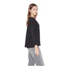JACINTA TIENDA - Chaleco María largo III negro