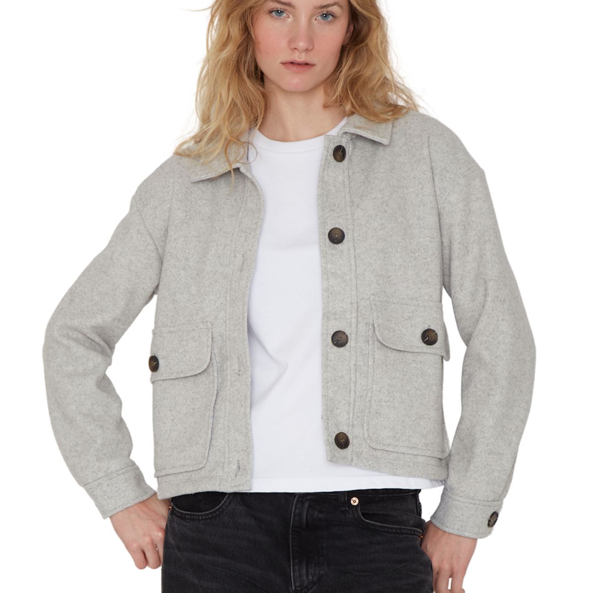 JACINTA TIENDA - Chaqueta Cargo gris Jacinta Tienda