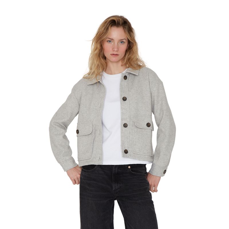 JACINTA TIENDA - Chaqueta Cargo gris Jacinta Tienda