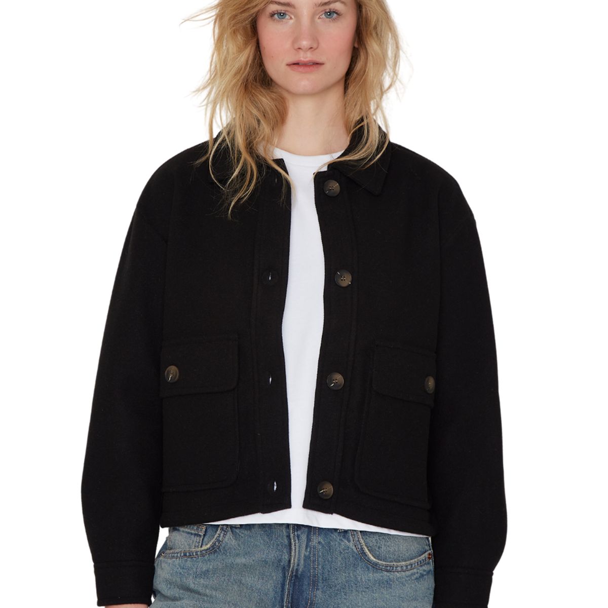 JACINTA TIENDA - Chaqueta Cargo negra Jacinta Tienda