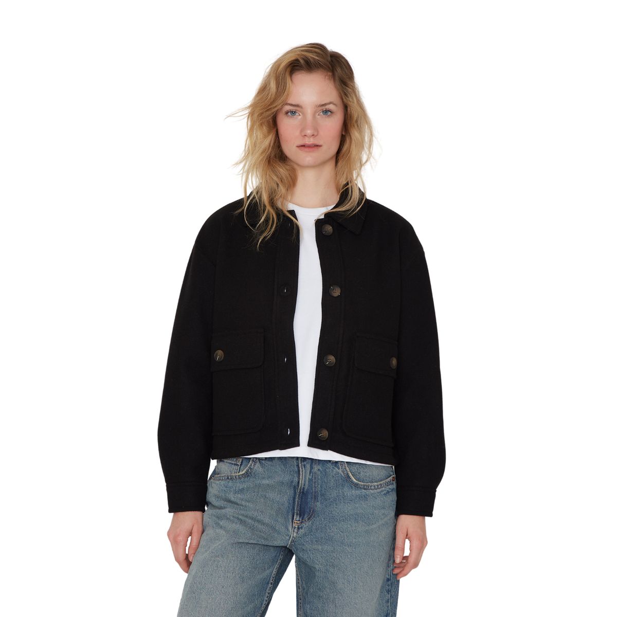JACINTA TIENDA - Chaqueta Cargo negra Jacinta Tienda