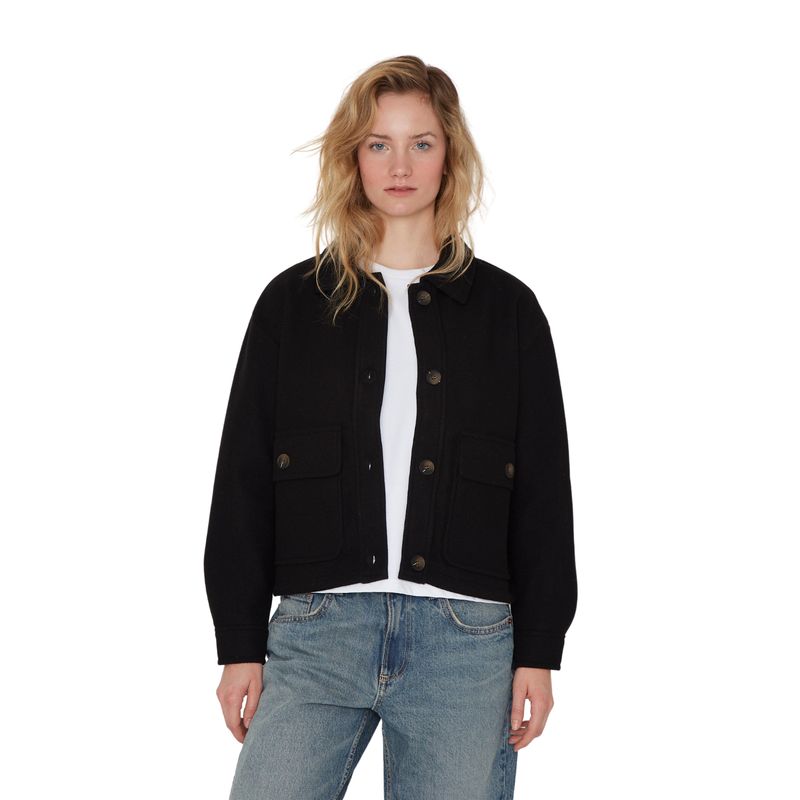 JACINTA TIENDA - Chaqueta Cargo negra Jacinta Tienda