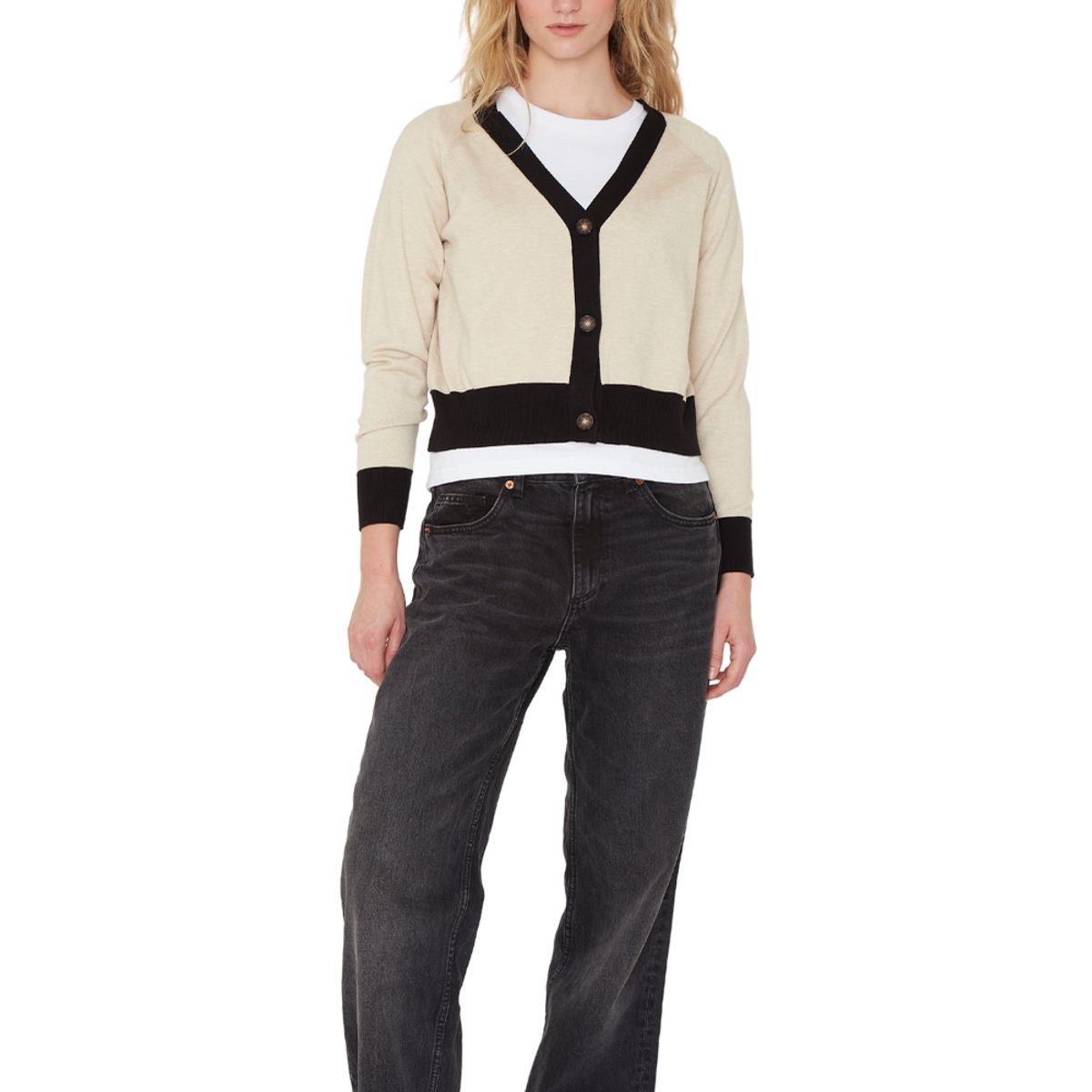 JACINTA TIENDA - Chaleco Pipa bicolor Jacinta Tienda