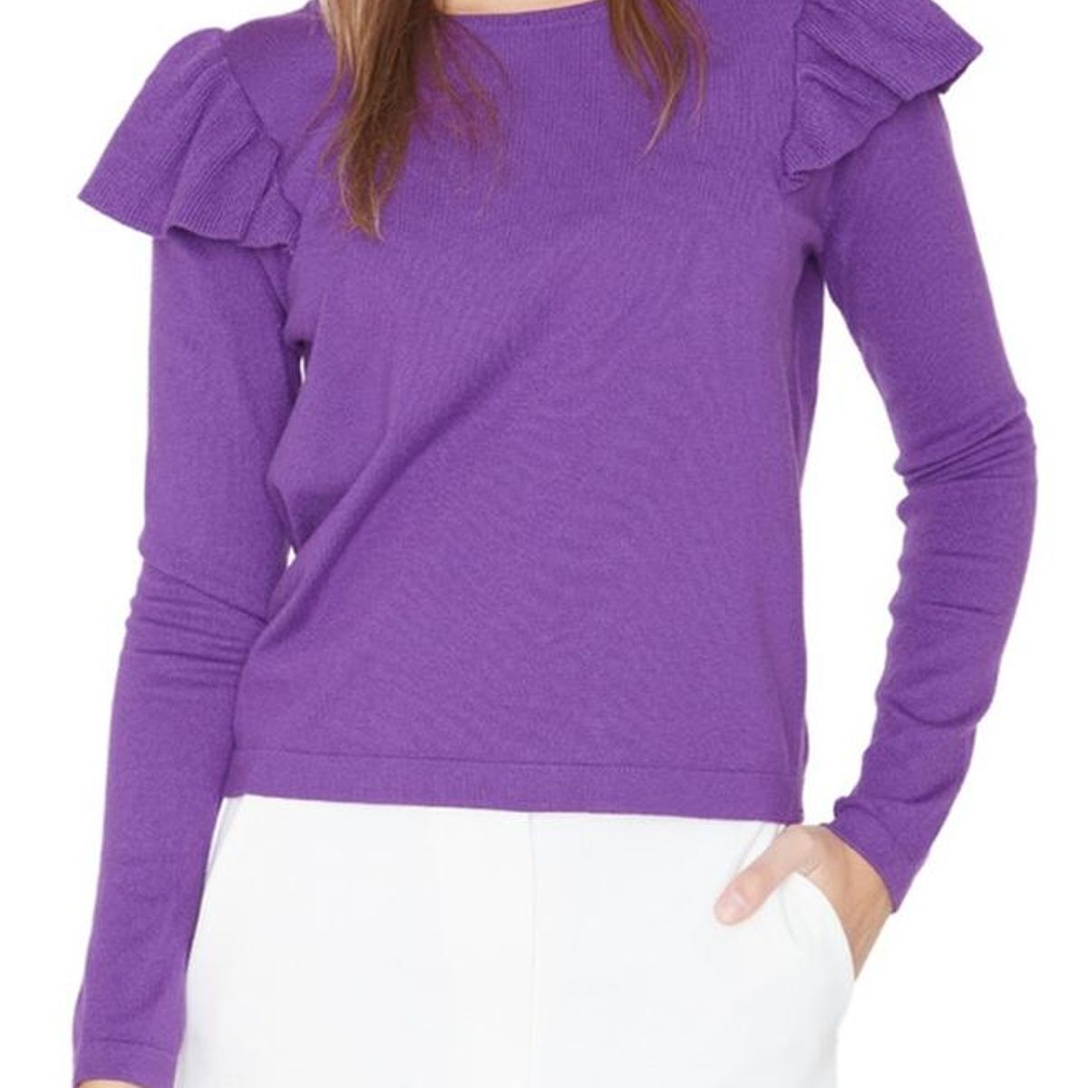 JACINTA TIENDA - Chaleco Olimpia III uva Jacinta Tienda