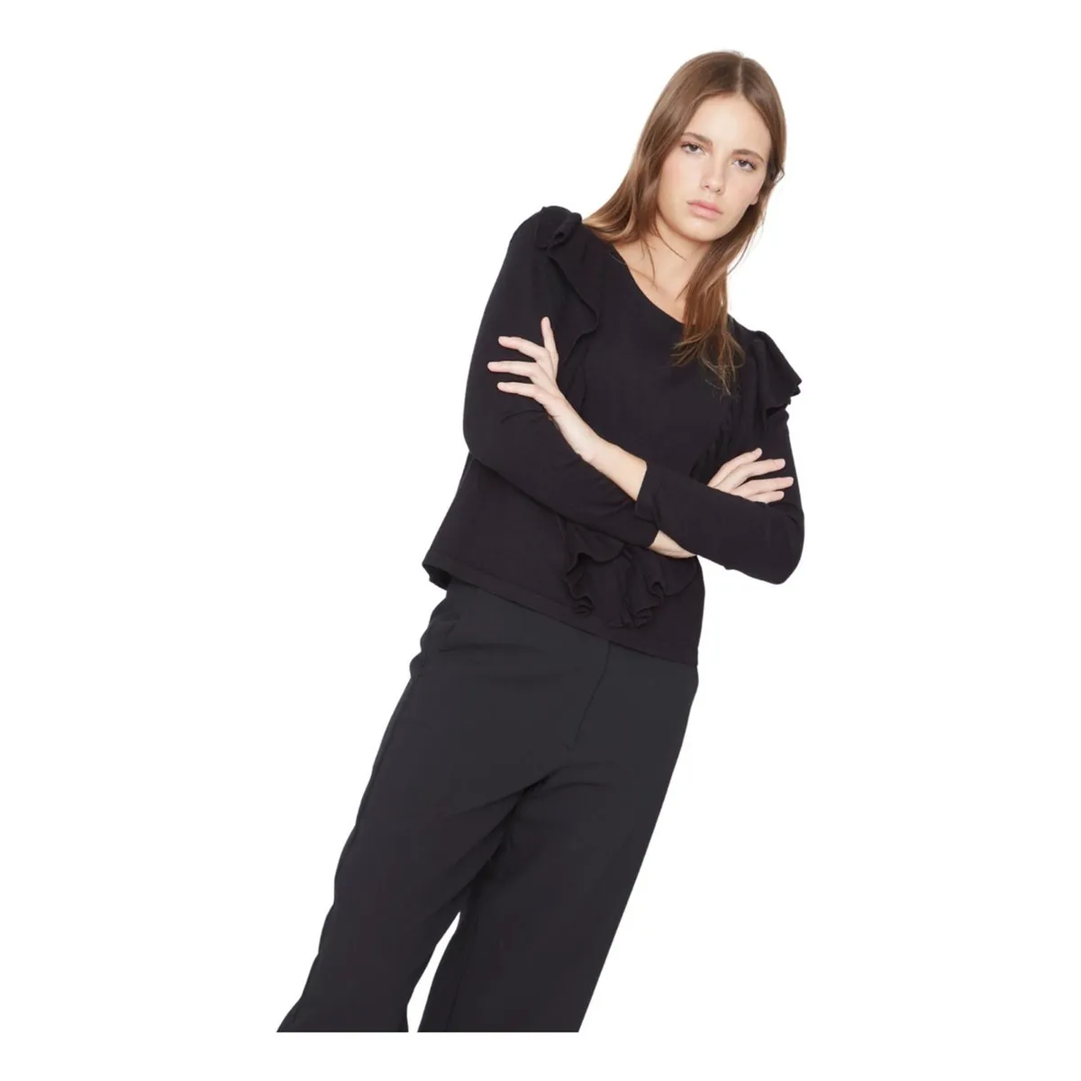 JACINTA TIENDA - Chaleco Celine negro Jacinta Tienda