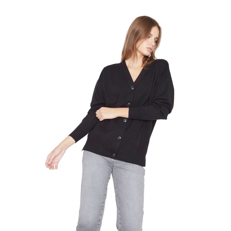 JACINTA TIENDA - Chaleco Filipa negro Jacinta Tienda