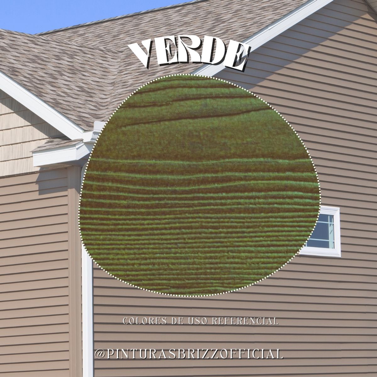 PINTURAS BRIZZ - FIBROCEM SIDING VERDE TINETA