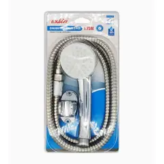 GENERICO - Kit De Ducha Teléfono Manguera Soporte Cromado Acero Inox