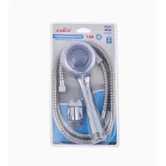 GENERICO - Kit De Ducha Teléfono Manguera Soporte Cromado Acero Inox