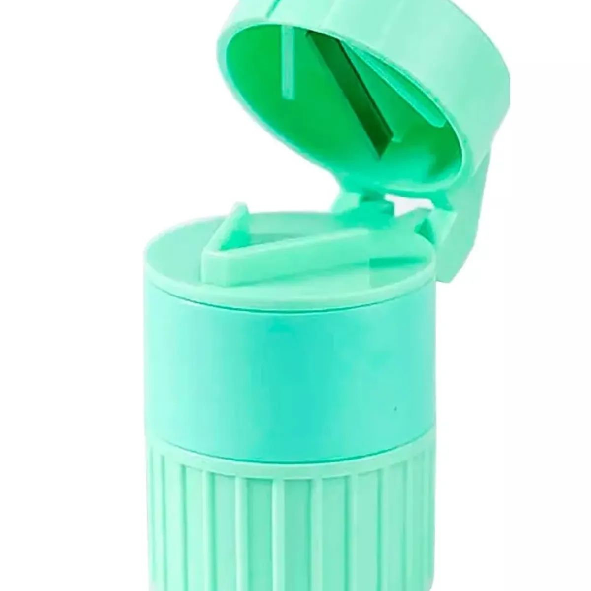 GENERICO - Pastilero Moledor Y Cortador De Pastillas 4 En 1 Verde
