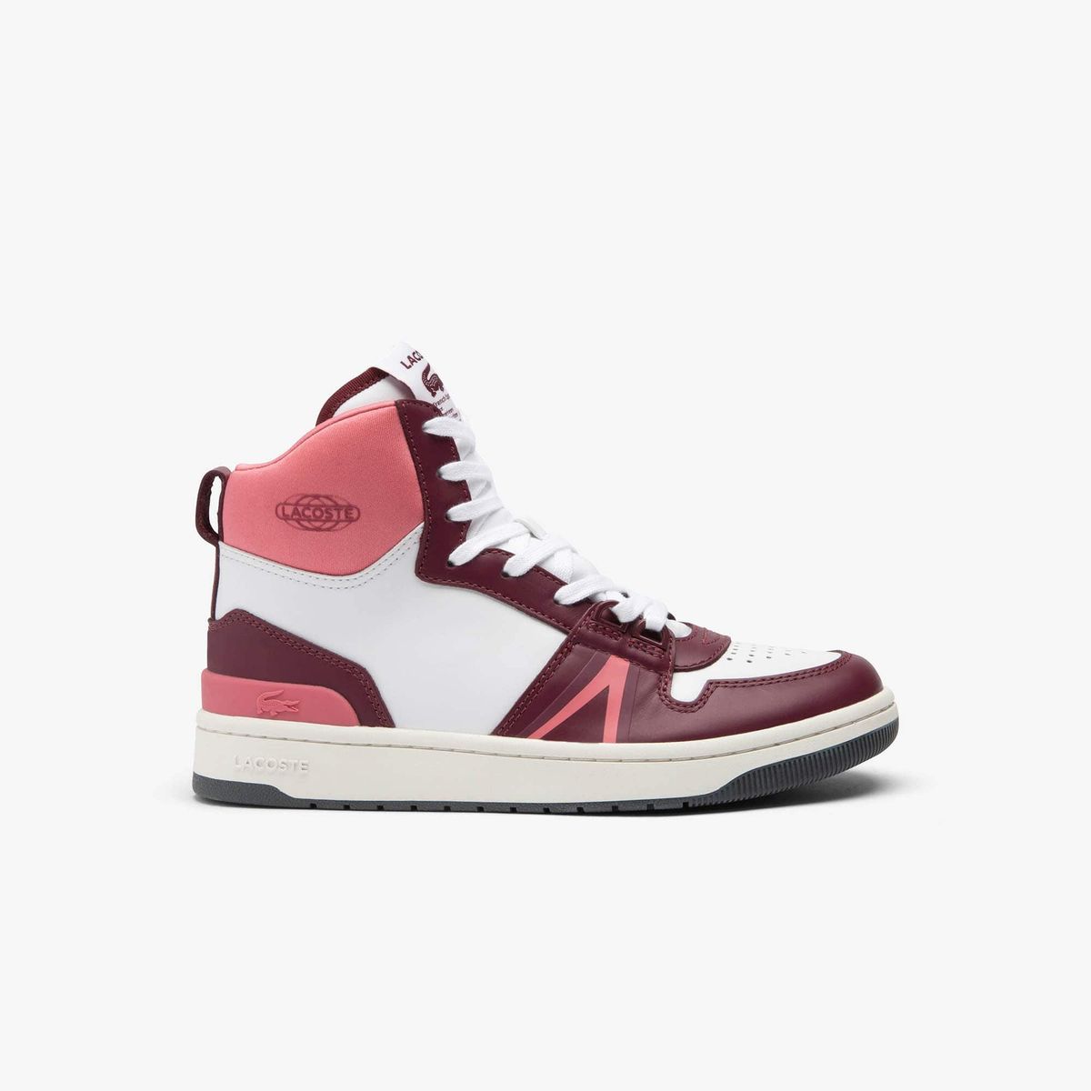 LACOSTE - Zapatilla Urbana L001 mid Lacoste Mujer Rosa