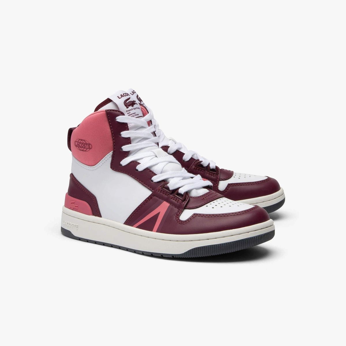 LACOSTE - Zapatilla Urbana L001 mid Lacoste Mujer Rosa
