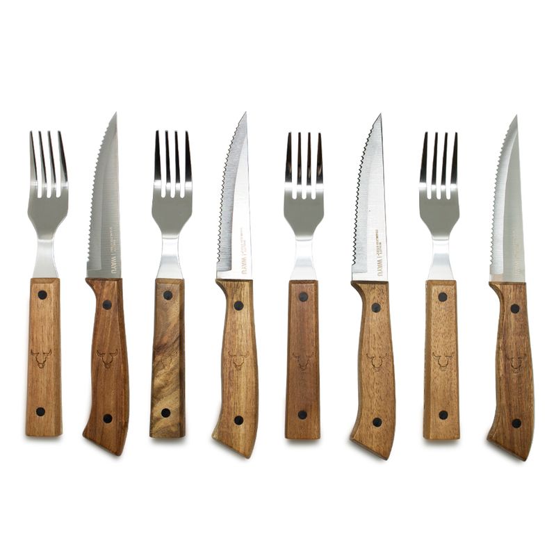 WAYU - Set Cuchillos Y Tenedores Prm 8 Pcs Wayu
