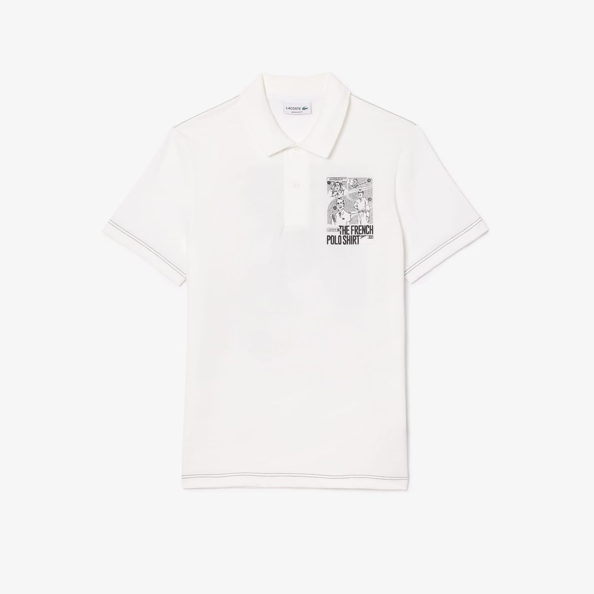 LACOSTE - Polera Polo Lacoste PH7416 Hombre Blanco LACOSTE