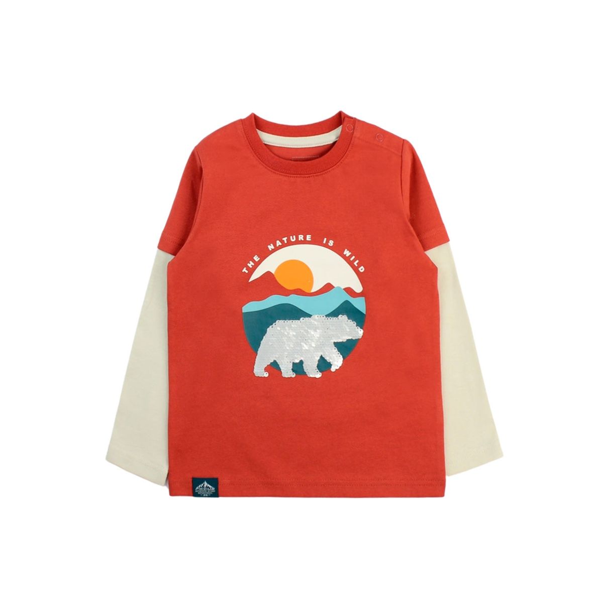 FICCUS - Polera Kids Niño Arctic Naranjo