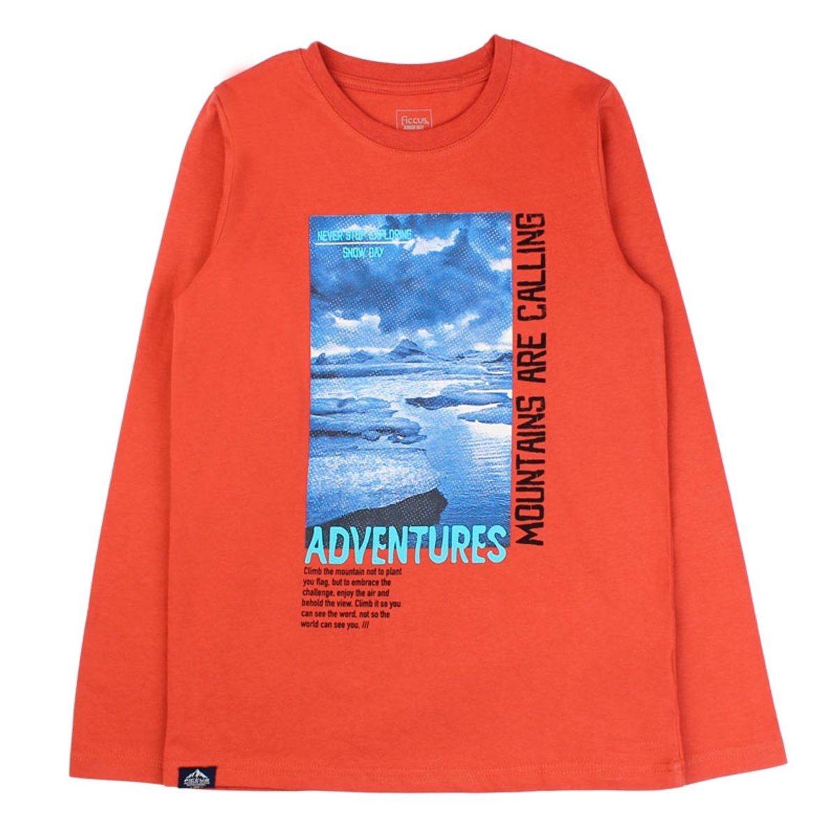 FICCUS - Polera Junior Niño Arctic Naranjo
