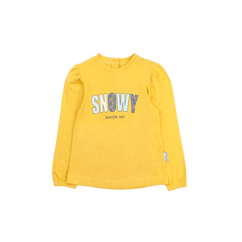 FICCUS - Polera Kids Niña Arctic Amarillo Topacio