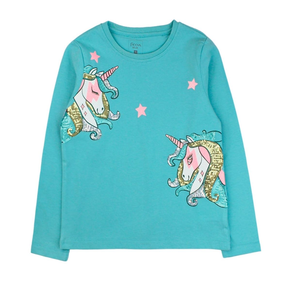 FICCUS - Polera Kids Niña Cosmic Menta