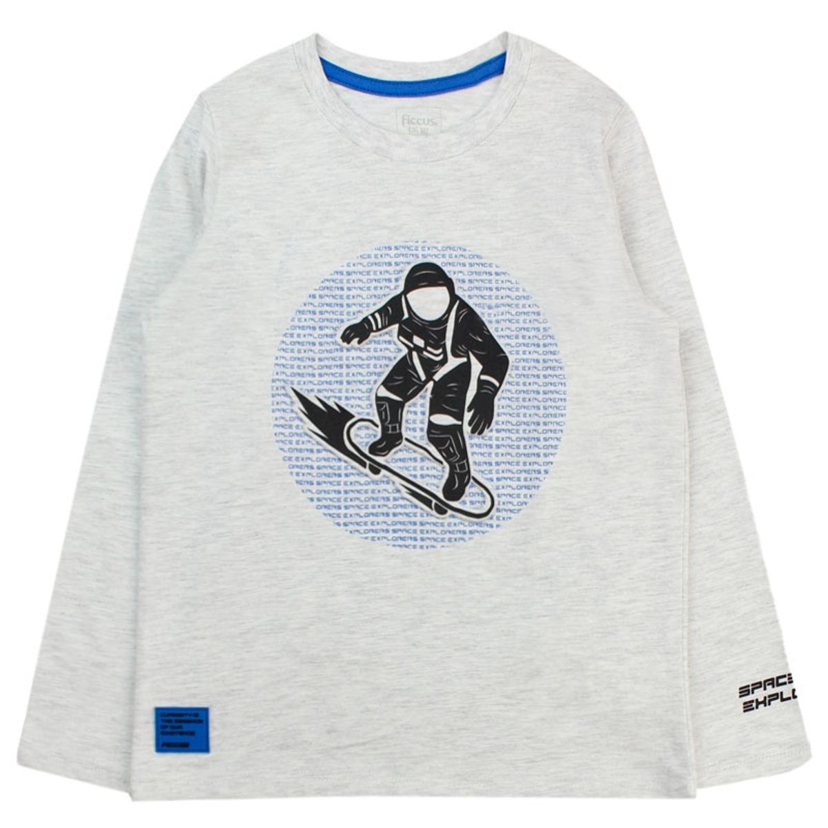 FICCUS - Polera Kids Niño Cosmic Gris