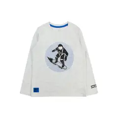 FICCUS - Polera Kids Niño Cosmic Gris