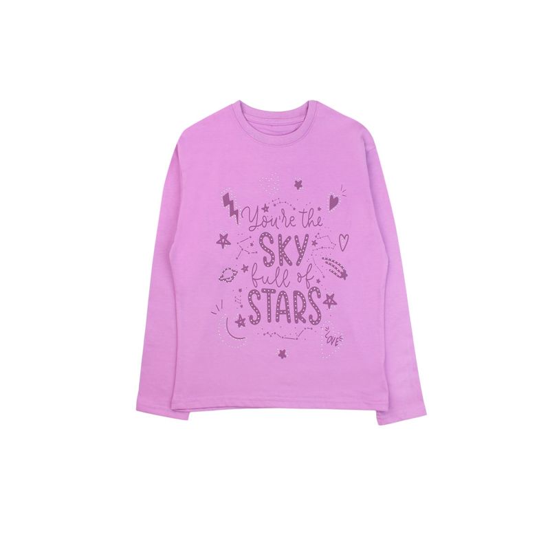 FICCUS - Polera Junior Niña Cosmic Lila
