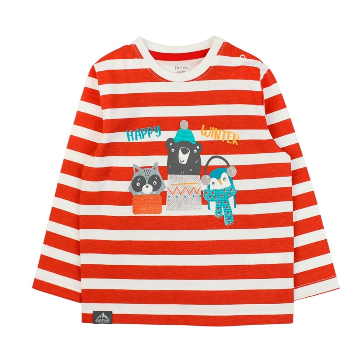 FICCUS - Polera Bebé Niño Arctic Naranjo