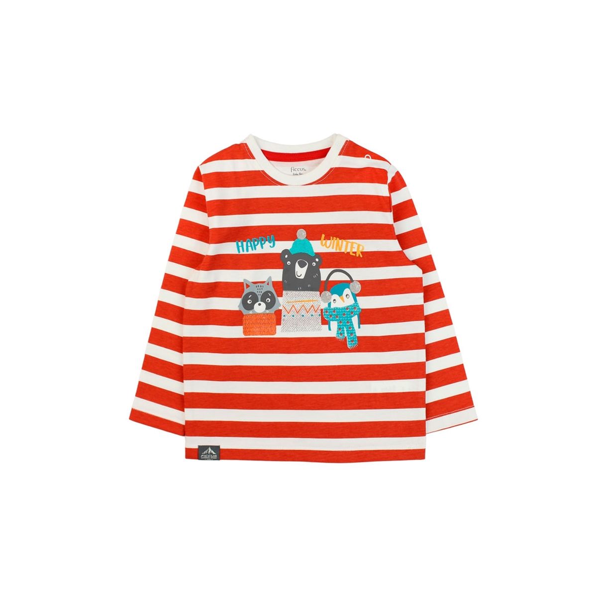 FICCUS - Polera Bebé Niño Arctic Naranjo