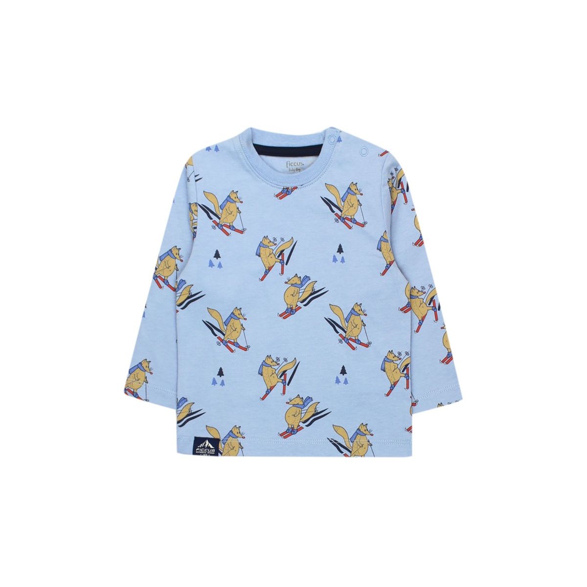 FICCUS - Polera Bebé Niño Arctic Celeste