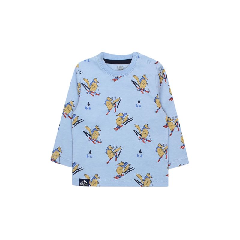 FICCUS - Polera Bebé Niño Arctic Celeste