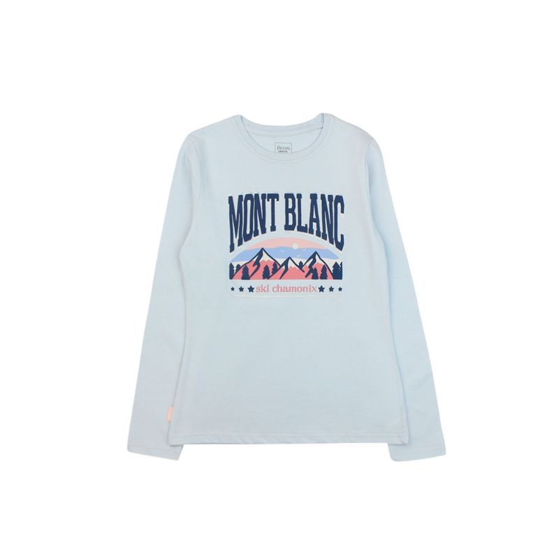 FICCUS - Polera Junior Niña Arctic Celeste.