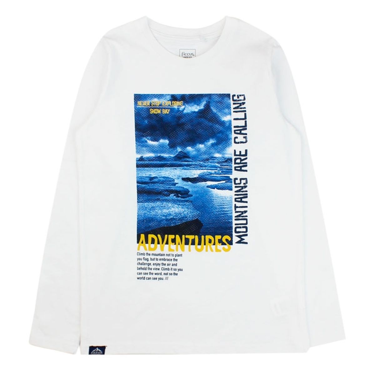 FICCUS - Polera Junior Niño Arctic Blanco