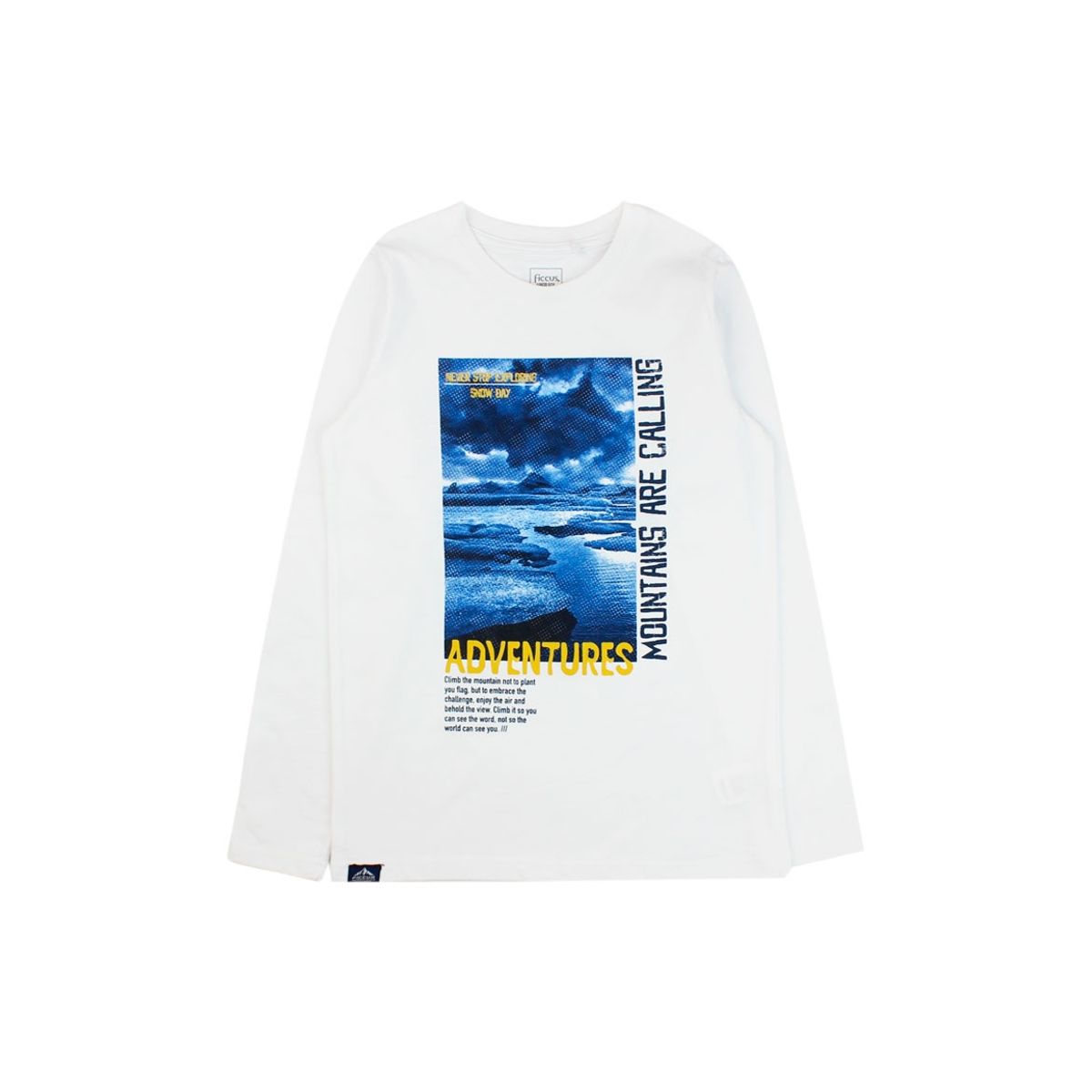 FICCUS - Polera Junior Niño Arctic Blanco