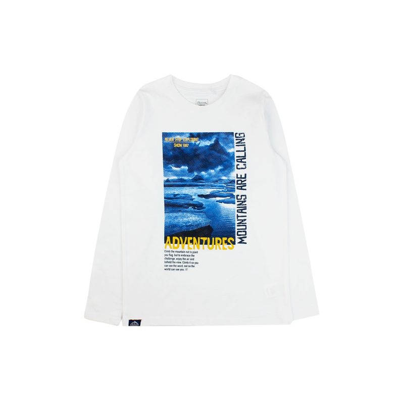 FICCUS - Polera Junior Niño Arctic Blanco