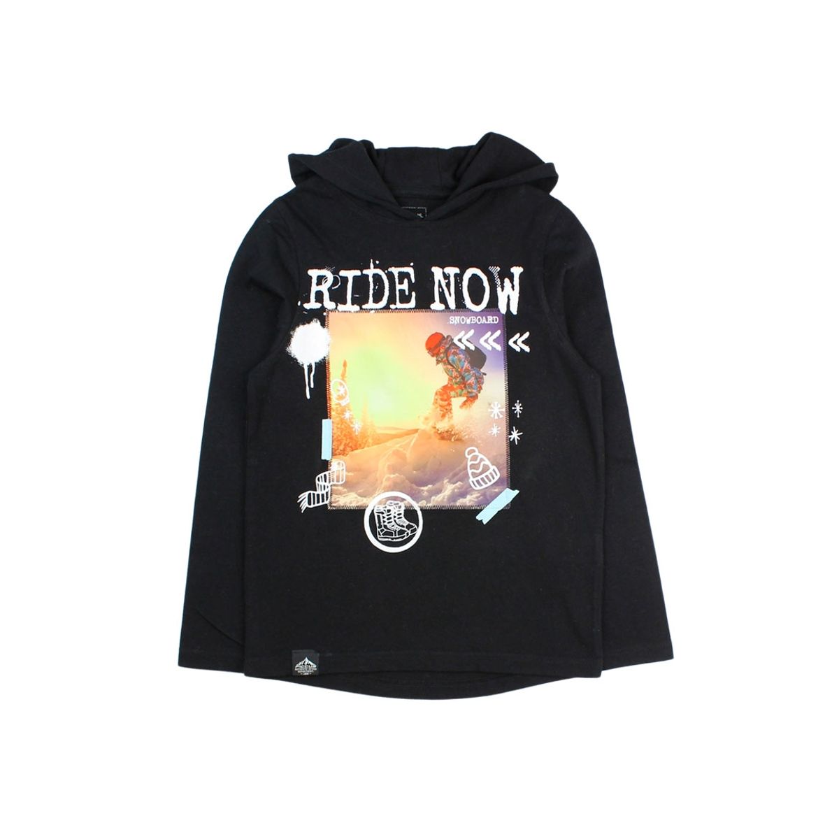 FICCUS - Polera Junior Niño Arctic Negro