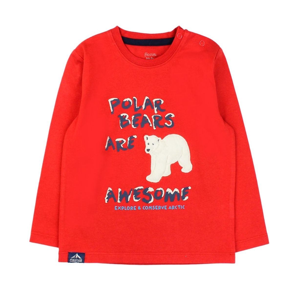 FICCUS - Polera Bebé Niño Arctic Rojo