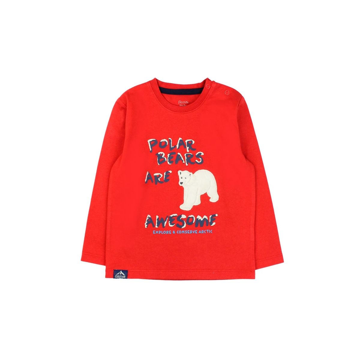 FICCUS - Polera Bebé Niño Arctic Rojo