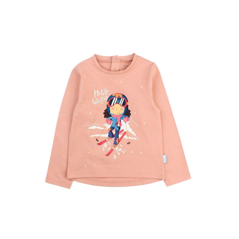 FICCUS - Polera Kids Niña Arctic Coral