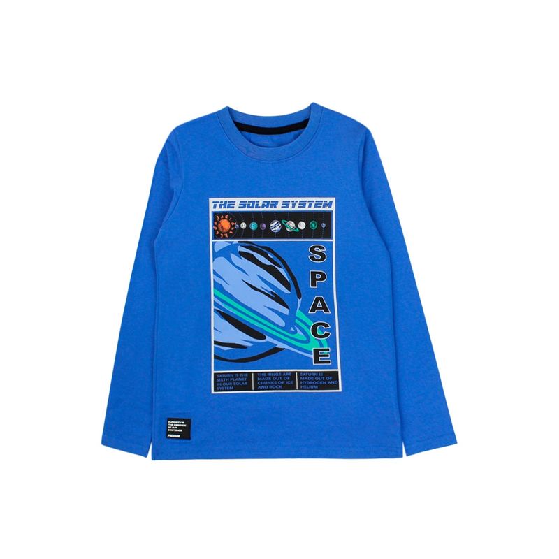FICCUS - Polera Kids Niño Cosmic Azul
