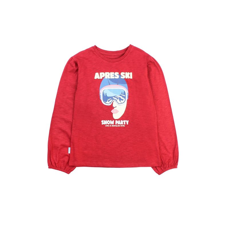 FICCUS - Polera Junior Niña Arctic Burdeos_.