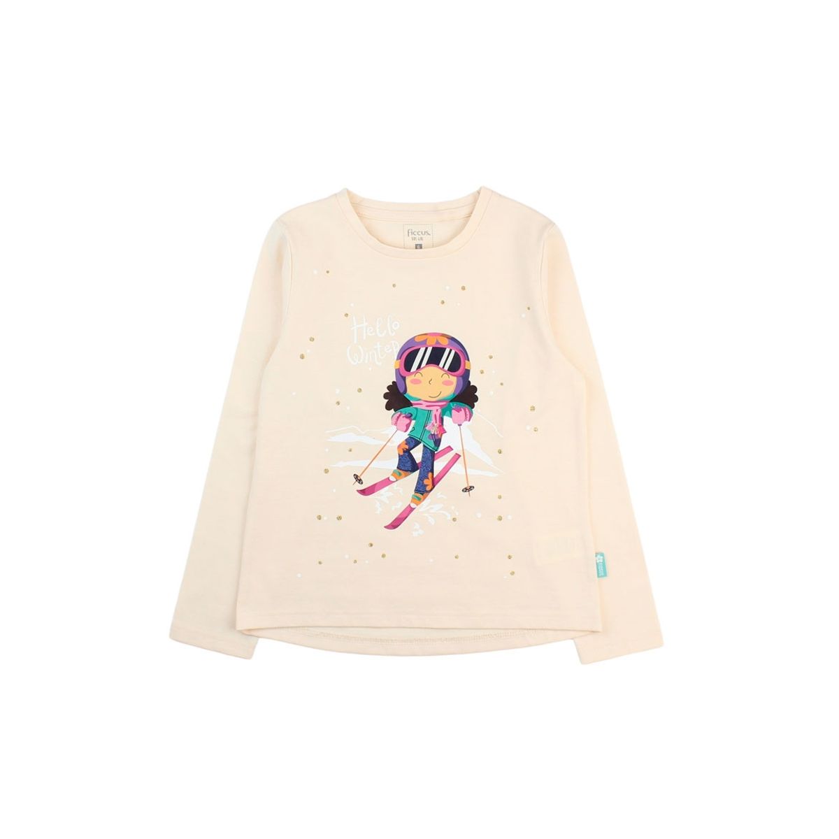 FICCUS - Polera Kids Niña Arctic Beige
