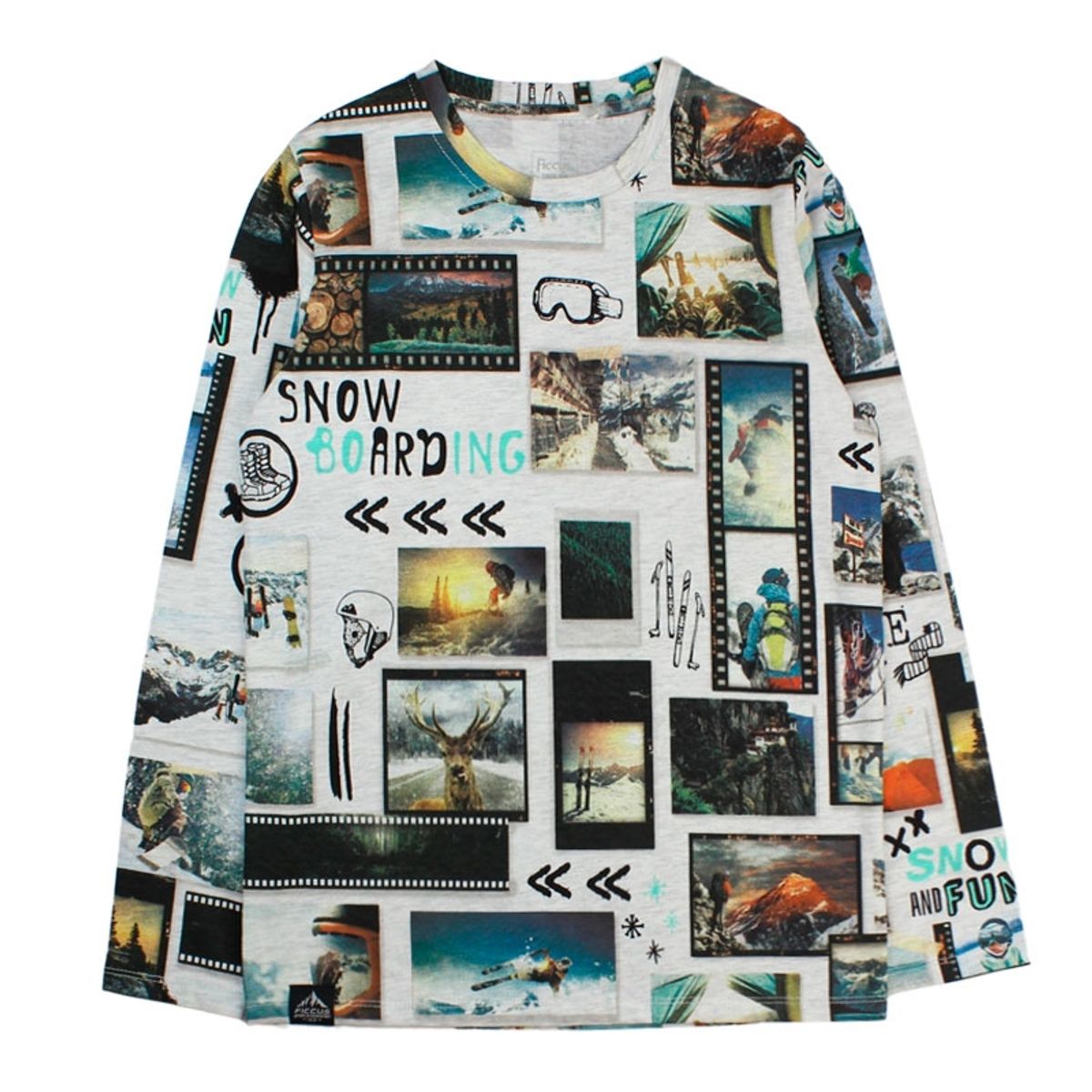 FICCUS - Polera Junior Niño Arctic Gris