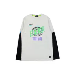 LIKE IT - Polera Teens Niño Revolution Gris