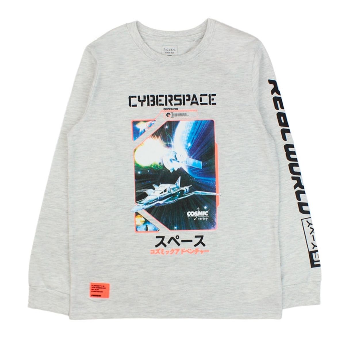 FICCUS - Polera Junior Niño Cosmic Gris