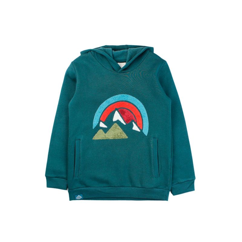 FICCUS - Polerón Kids Niño Arctic Verde Aguamarina