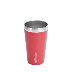 LHOTSE - Vaso Térmico Insulado Camping 480ml Black - Rojo