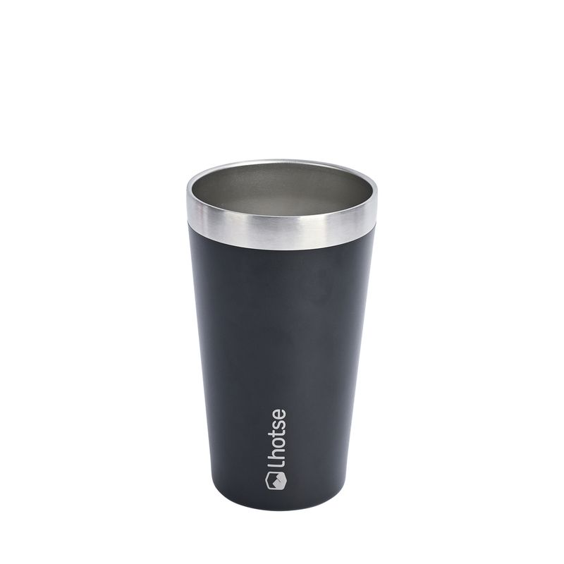 LHOTSE - Vaso Térmico Insulado Camping 480ml Black - Negro